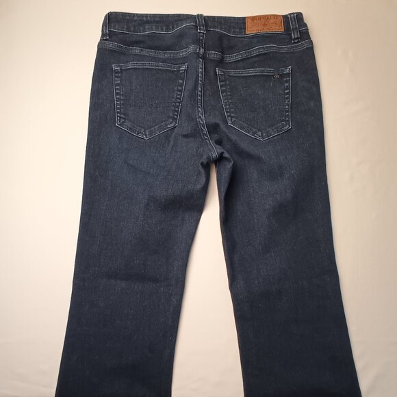 Buffalo David Bitton Jeans Size 28/6 Mid Rise Bootcut Queen Dark Wash - Picture 3 of 10
